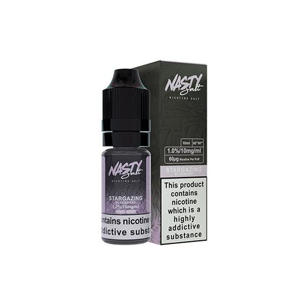 10mg Nasty Salts 10ml Nic Salts (50VG/50PG) - www.justgovape.co.uk