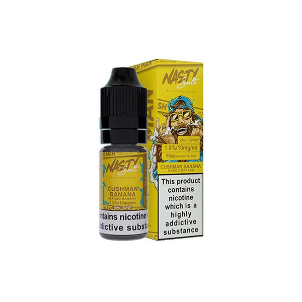 20mg Nasty Salts 10ml Nic Salts (50VG/50PG) - www.justgovape.co.uk