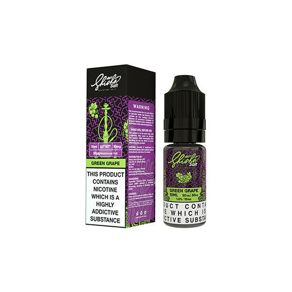 10mg Nasty Salts 10ml Nic Salts (50VG/50PG) - www.justgovape.co.uk