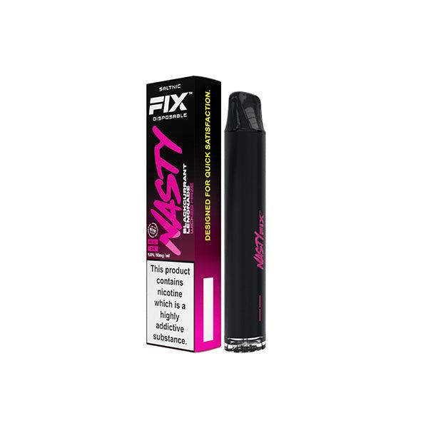 20mg Nasty Air Fix Disposable Vaping Device 675 Puffs - www.justgovape.co.uk