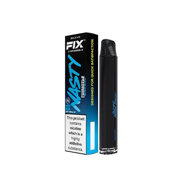 20mg Nasty Air Fix Disposable Vaping Device 675 Puffs - www.justgovape.co.uk