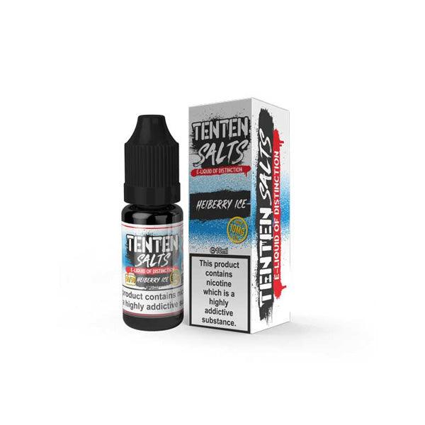 10mg TenTen 10ml Nic Salts (50VG/50PG) - www.justgovape.co.uk