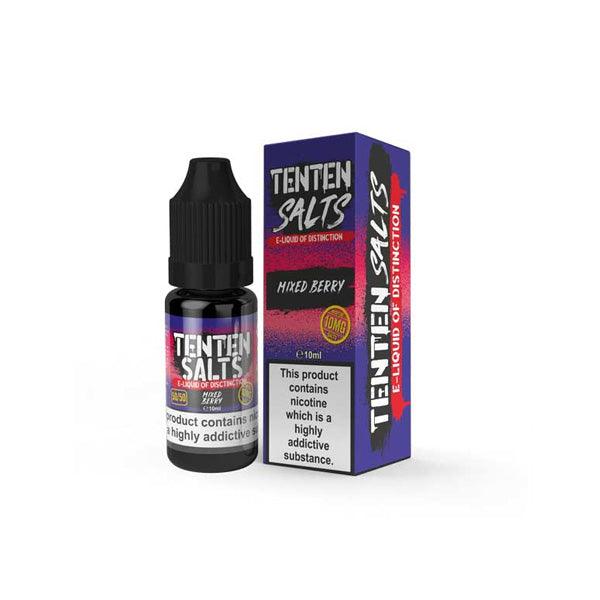 10mg TenTen 10ml Nic Salts (50VG/50PG) - www.justgovape.co.uk