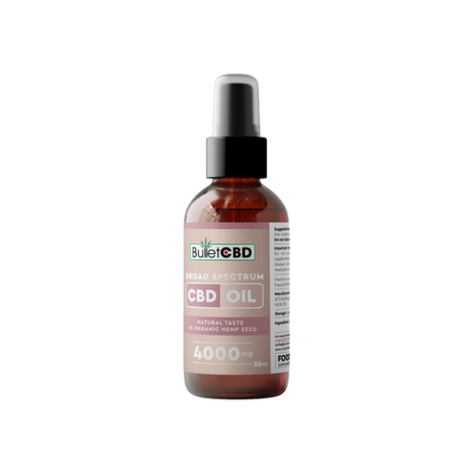 Bullet CBD 4000mg Broad Spectrum CBD Oil Spray - 50ml - www.justgovape.co.uk