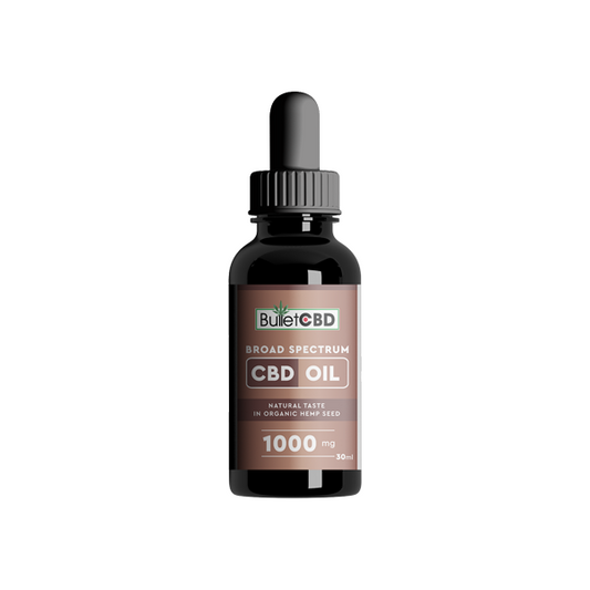 Bullet CBD 1000mg Broad Spectrum CBD Oil - 30ml - www.justgovape.co.uk