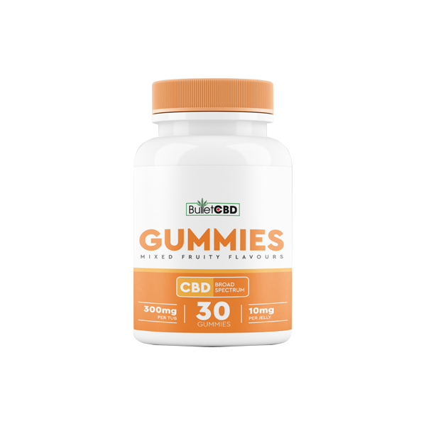 Bullet CBD 300mg Broad Spectrum CBD Gummies - 30 Pieces - www.justgovape.co.uk