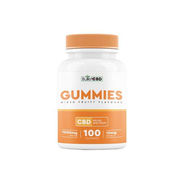 Bullet CBD 1000mg Broad Spectrum CBD Gummies - 100 Pieces - www.justgovape.co.uk