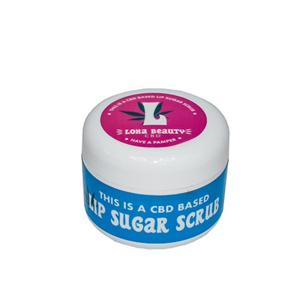 Loxa Beauty 1000mg CBD Lip Sugar Scrub - 100ml - www.justgovape.co.uk