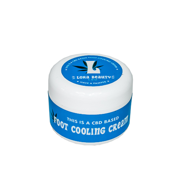 Loxa Beauty 1000mg CBD  Foot Cooling Cream - 100ml - www.justgovape.co.uk