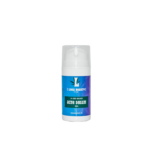 Loxa Beauty 1000mg CBD based Hyaluronic Acid Acne Serum Hyaluronic Acid - 100ml - www.justgovape.co.uk