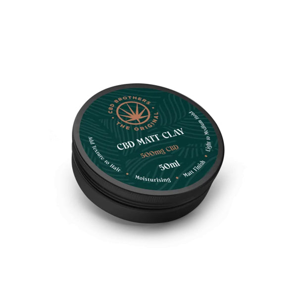 CBD Brothers 500mg CBD Matt Clay - 50ml - www.justgovape.co.uk