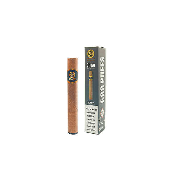 20mg XO Havana Disposable Cigar Vape - 600 Puffs - www.justgovape.co.uk