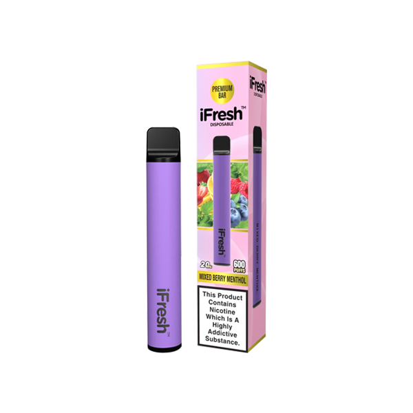 20mg iFresh Disposable Vape Device 600 Puffs - www.justgovape.co.uk