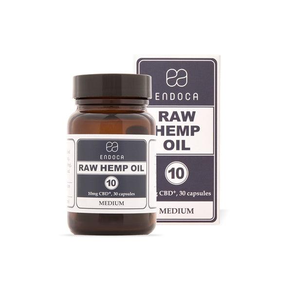 Endoca 300mg CBD+CBDa Capsules Raw Hemp Oil - 30 Caps - www.justgovape.co.uk