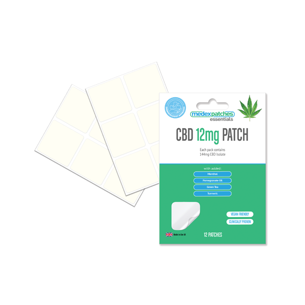 Medex Essentials 144mg CBD Patches - 12 Patches - www.justgovape.co.uk