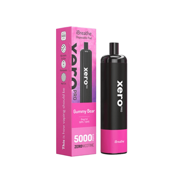 0mg Xero Pro Disposable Vape Pod 5000 Puffs - www.justgovape.co.uk