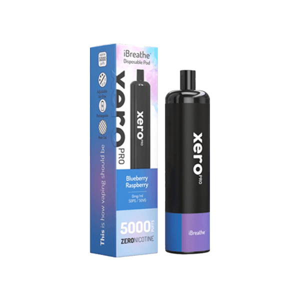 0mg Xero Pro Disposable Vape Pod 5000 Puffs - www.justgovape.co.uk