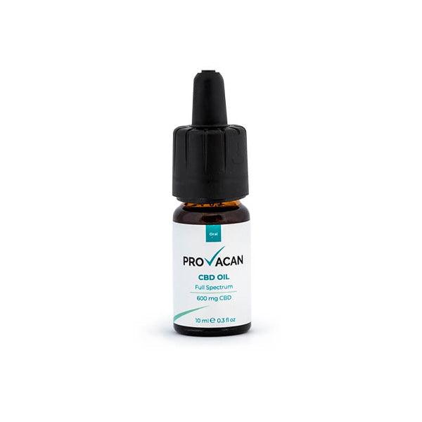 Provacan 600mg Full Spectrum CBD Oil - 10ml - www.justgovape.co.uk