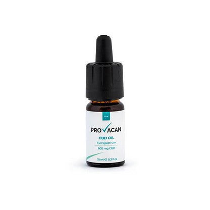 Provacan 600mg Full Spectrum CBD Oil - 10ml - www.justgovape.co.uk