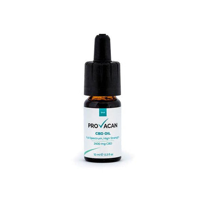 Provacan 2400mg Full Spectrum CBD Oil - 10ml - www.justgovape.co.uk