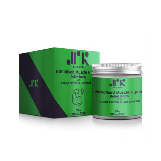 Dr K CBD 300mg CBD Nano Emulsified Joint Relief Balm - 60ml - www.justgovape.co.uk