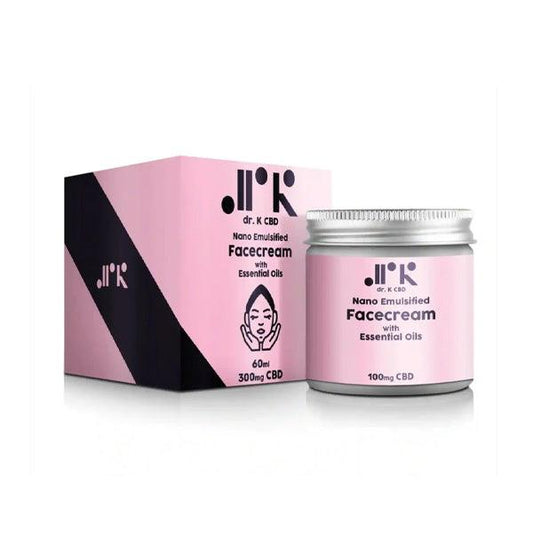 Dr K CBD 100mg CBD Nano Emulsified Face Cream - 60ml - www.justgovape.co.uk