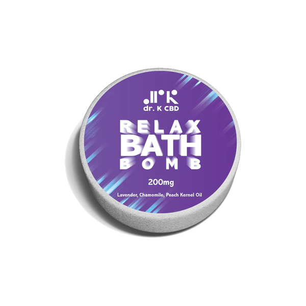 Dr K CBD 200mg CBD Relax Bath Bomb - www.justgovape.co.uk