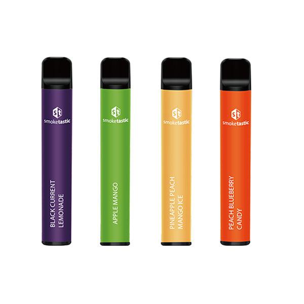 20mg Smoketastic ST600 Bar Disposable Vape Device 600 Puffs - www.justgovape.co.uk