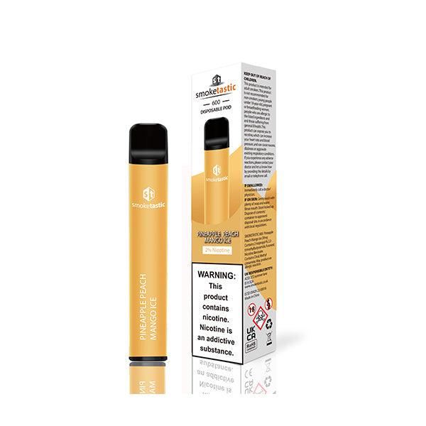 20mg Smoketastic ST600 Bar Disposable Vape Device 600 Puffs - www.justgovape.co.uk