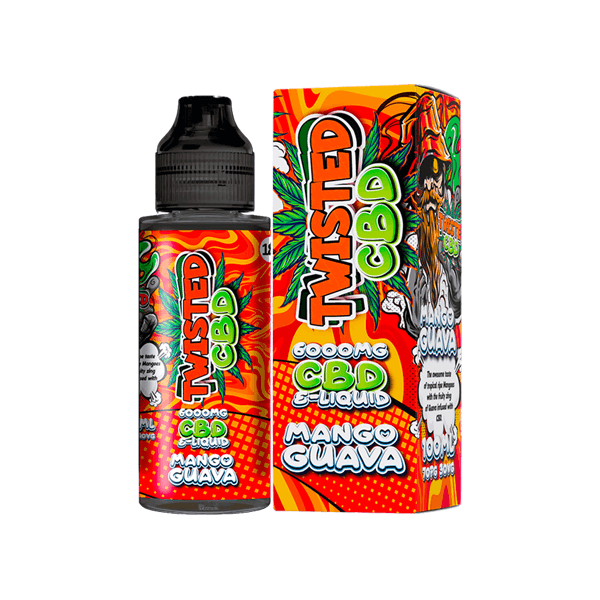 Twisted CBD 6000mg CBD E-liquid 100ml (50VG/50PG) - www.justgovape.co.uk