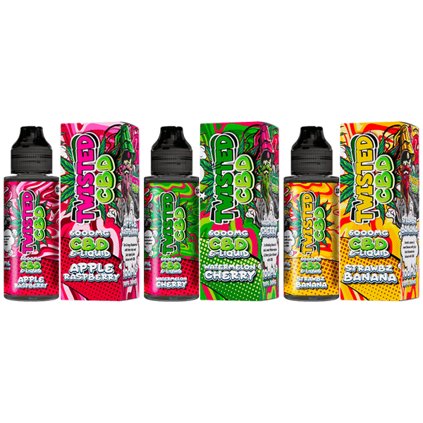 Twisted CBD 6000mg CBD E-liquid 100ml (50VG/50PG) - www.justgovape.co.uk