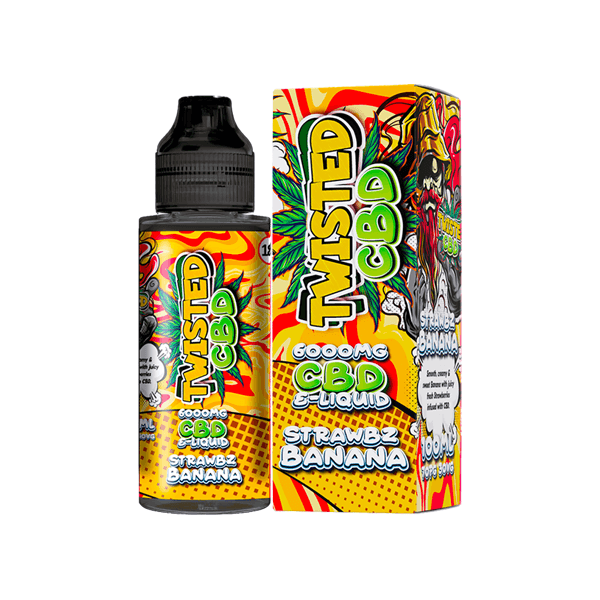 Twisted CBD 6000mg CBD E-liquid 100ml (50VG/50PG) - www.justgovape.co.uk