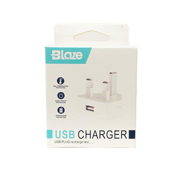 Blaze iPhone USB Wall Plug Charger - Boxed - www.justgovape.co.uk