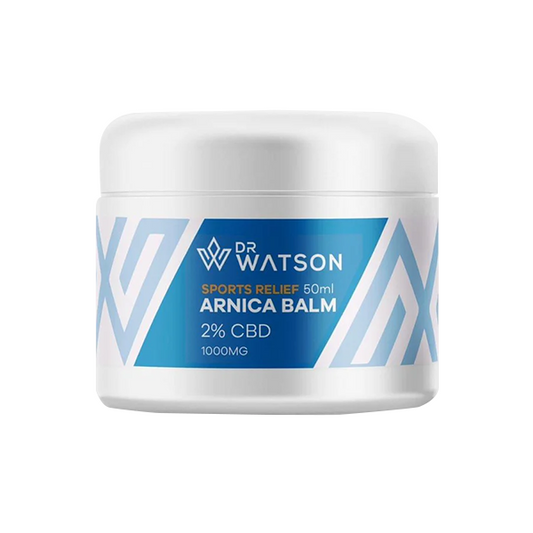 Dr Watson 1000mg CBD Arnica Balm - 50ml - www.justgovape.co.uk