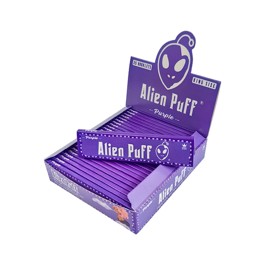 33 Alien Puff King Size Purple Rolling Papers ( HP2118 ) - www.justgovape.co.uk