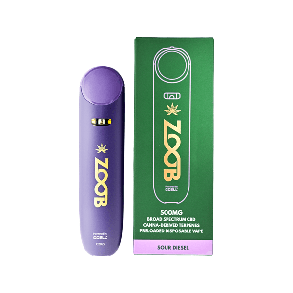 Zoob 500mg Broad Spectrum CBD Vape Pen - www.justgovape.co.uk