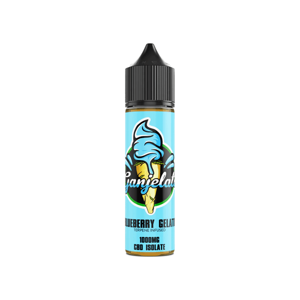 Ganjelato 1000mg CBD Isolate E-liquid 50ml (50VG/50PG) - www.justgovape.co.uk