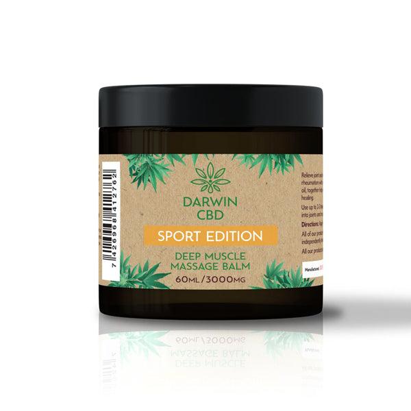 Darwin CBD 3000mg CBD Sport Edition Massage Balm - 60ml - www.justgovape.co.uk