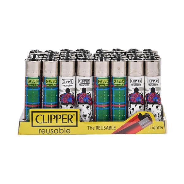 40 Clipper CP11RH Classic Flint Scotland 2 Lighters - CL5C079UKH - www.justgovape.co.uk