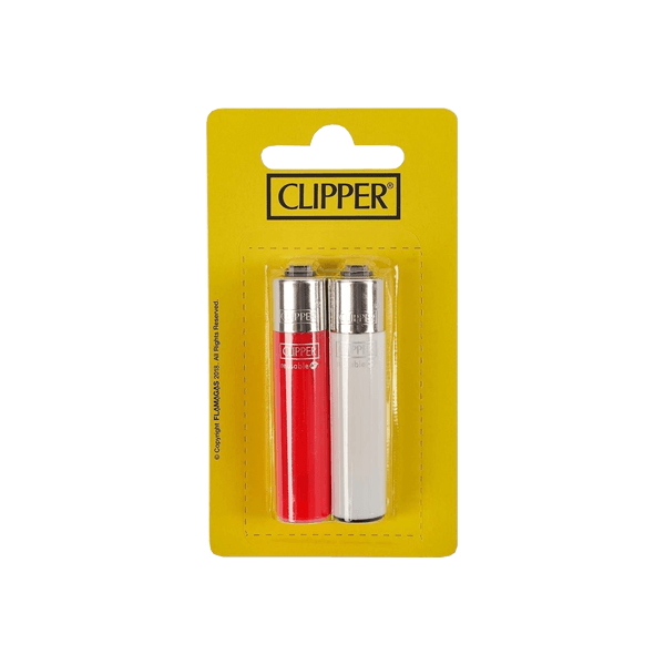 24 Clipper CP22RH Micro Solid Flint Lighters Blister Pack Set - CP1L000UKH - www.justgovape.co.uk