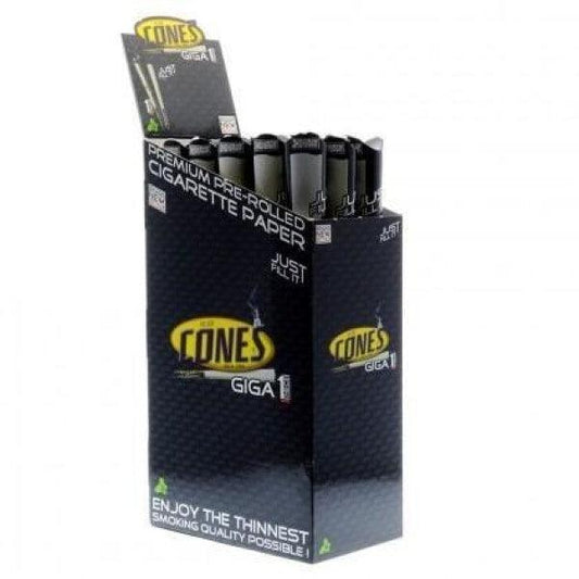 Cones Giga Premium Pre-Rolled Papers - www.justgovape.co.uk