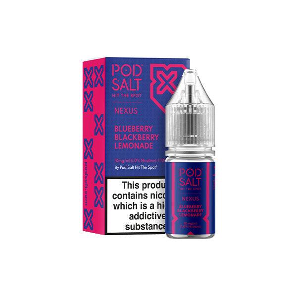 10mg Pod Salt Nexus 10ml Nic Salt (50VG/50PG) - www.justgovape.co.uk