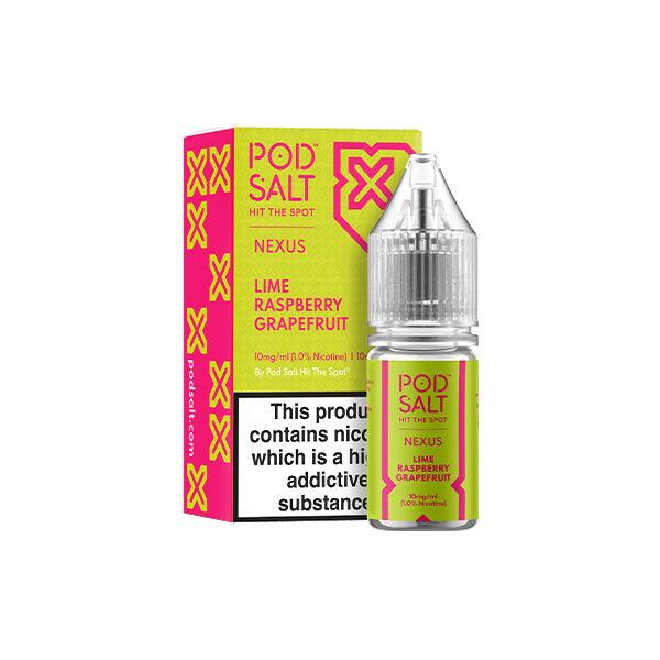 10mg Pod Salt Nexus 10ml Nic Salt (50VG/50PG) - www.justgovape.co.uk