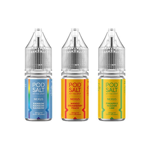 20mg Pod Salt Nexus 10ml Nic Salt (50VG/50PG) - www.justgovape.co.uk