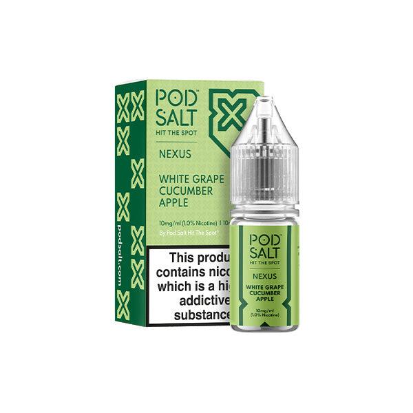 10mg Pod Salt Nexus 10ml Nic Salt (50VG/50PG) - www.justgovape.co.uk