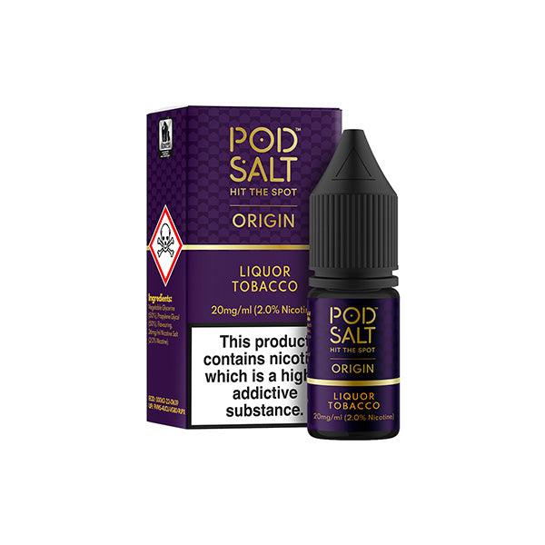 11mg Pod Salt Origins 10ml Nic Salt (50VG/50PG) - www.justgovape.co.uk