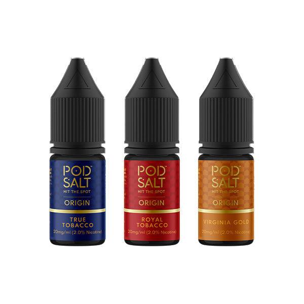 20mg Pod Salt Origins 10ml Nic Salt (50VG/50PG) - www.justgovape.co.uk