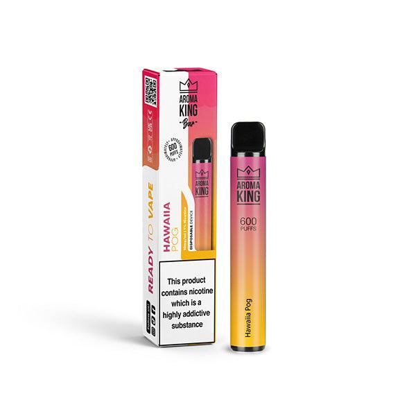 10mg Aroma King Bar 600 Disposable Vape Device 600 Puffs - www.justgovape.co.uk