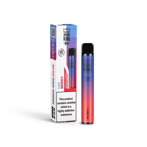 10mg Aroma King Bar 600 Disposable Vape Device 600 Puffs - www.justgovape.co.uk