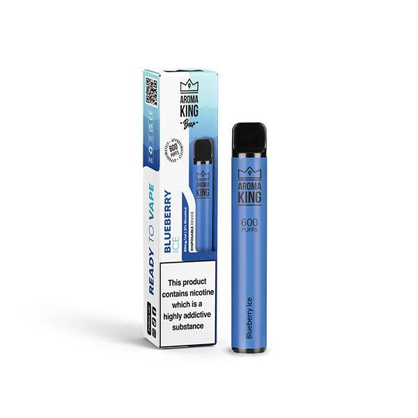 20mg Aroma King Bar 600 Disposable Vape Device 600 Puffs - www.justgovape.co.uk